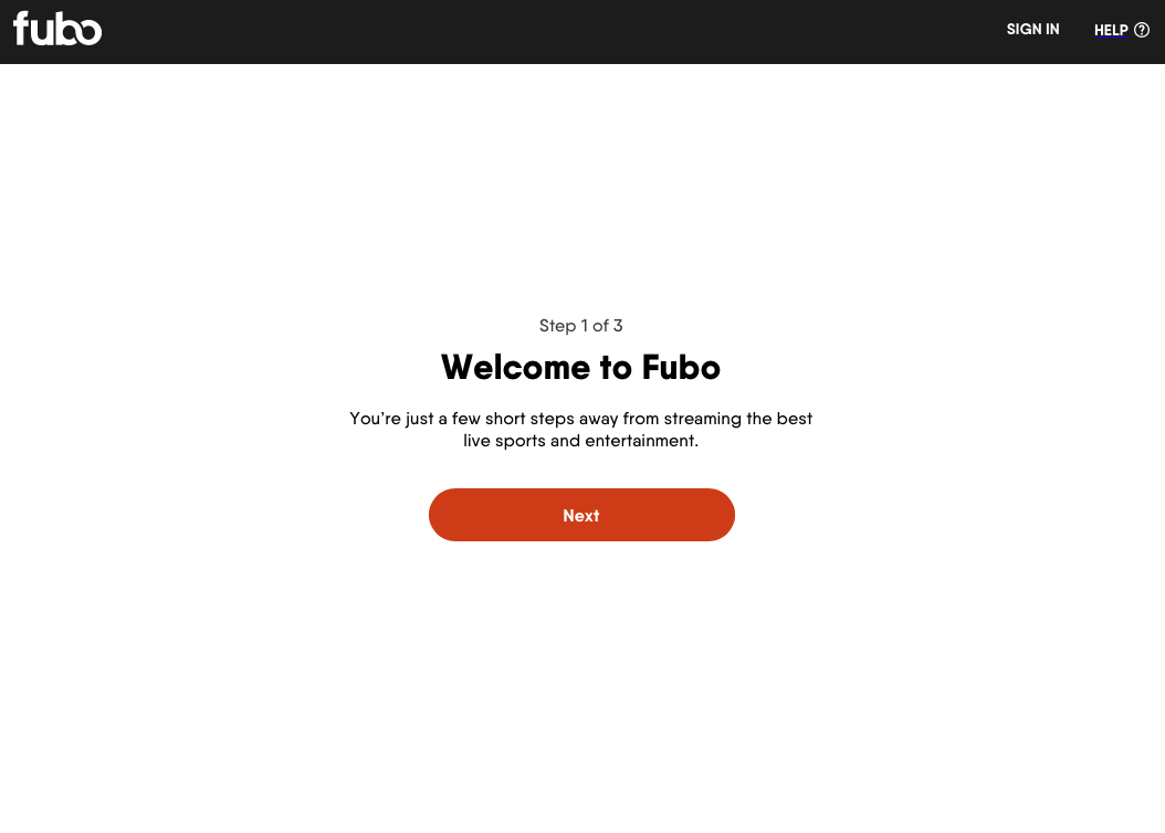 Fubo Sign Up